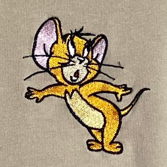 Tom and Jerry Sweatshirt Adult Oversized‎ Printed Retro Casual Cartoon Kidcore - Picture 3 of 13